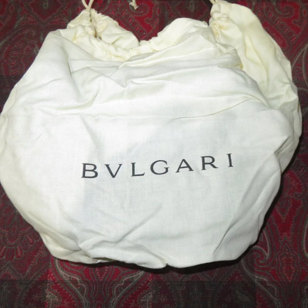 BVLGARI POUCH w/ DUSTBAG SHAVING BAG COSMETIC CASE CLUTCH
